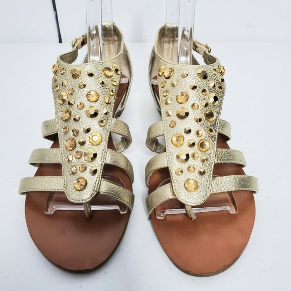 *SOLD* Fergie Islander Leather Thong Sandals - Picture 9 of 10